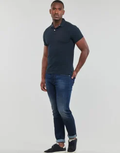 Superdry - CLASSIC PIQUE POLO Marine Hot