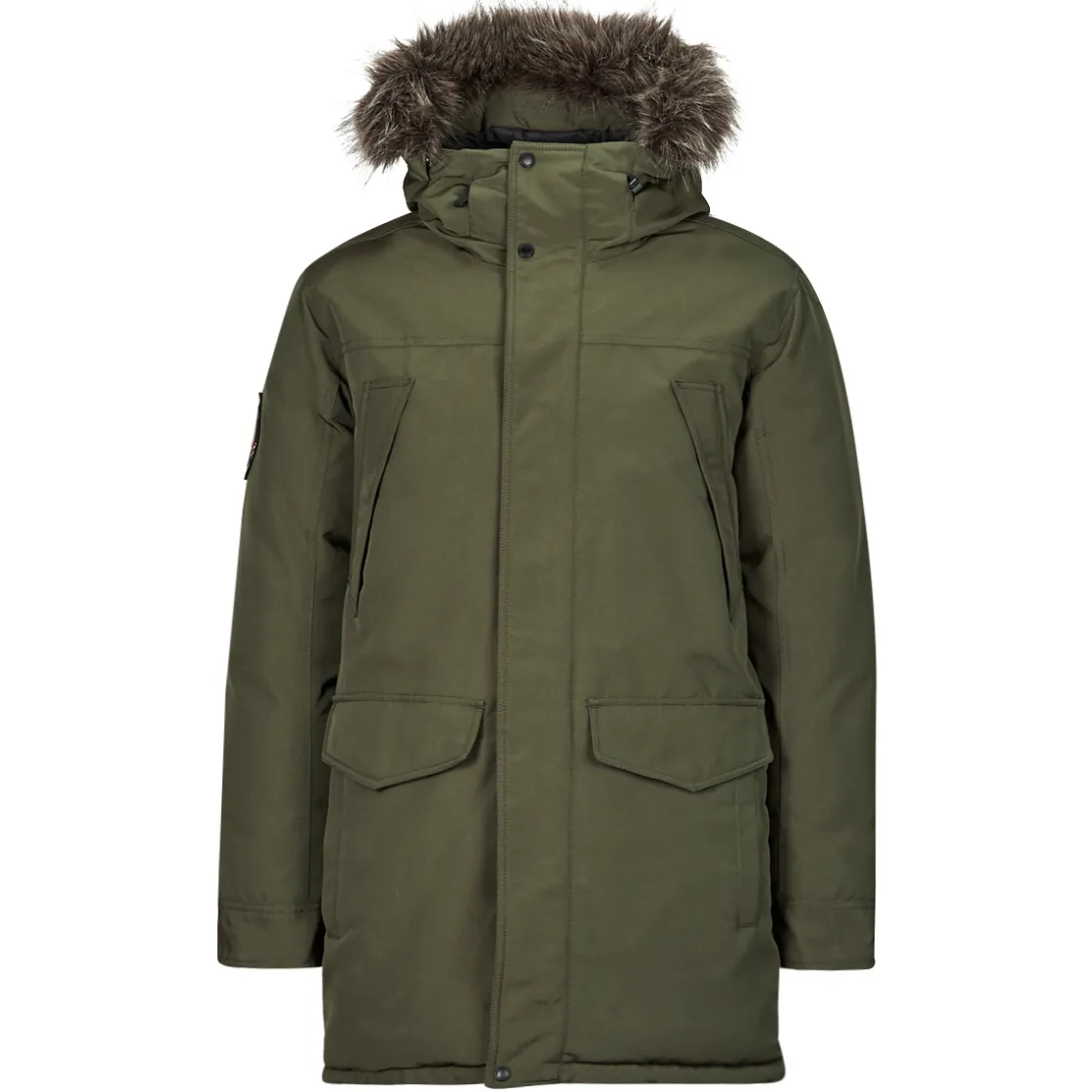 Superdry Manteaux^- EVEREST FAUX FUR HOODED PARKA