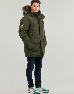 Superdry Manteaux^- EVEREST FAUX FUR HOODED PARKA