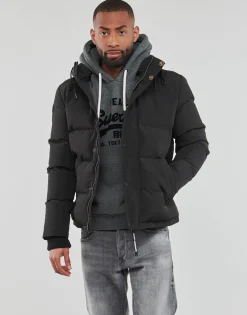 Superdry - EVEREST SHORT HOODED PUFFER< Manteaux