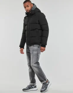 Superdry - EVEREST SHORT HOODED PUFFER< Manteaux