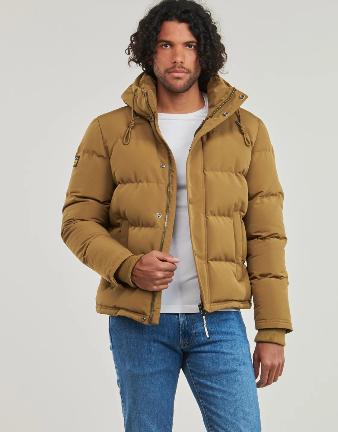 Superdry Manteaux^- EVEREST SHORT HOODED PUFFER