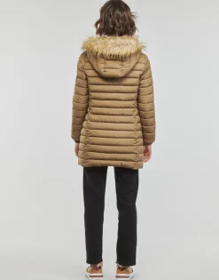 Superdry - FUJI HOODED MID LENGTH PUFFER Marron Discount