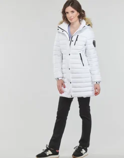 Superdry Manteaux^- FUJI HOODED MID LENGTH PUFFER