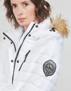 Superdry Manteaux^- FUJI HOODED MID LENGTH PUFFER