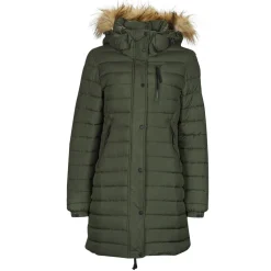 Superdry - FUJI HOODED MID LENGTH PUFFER< Manteaux