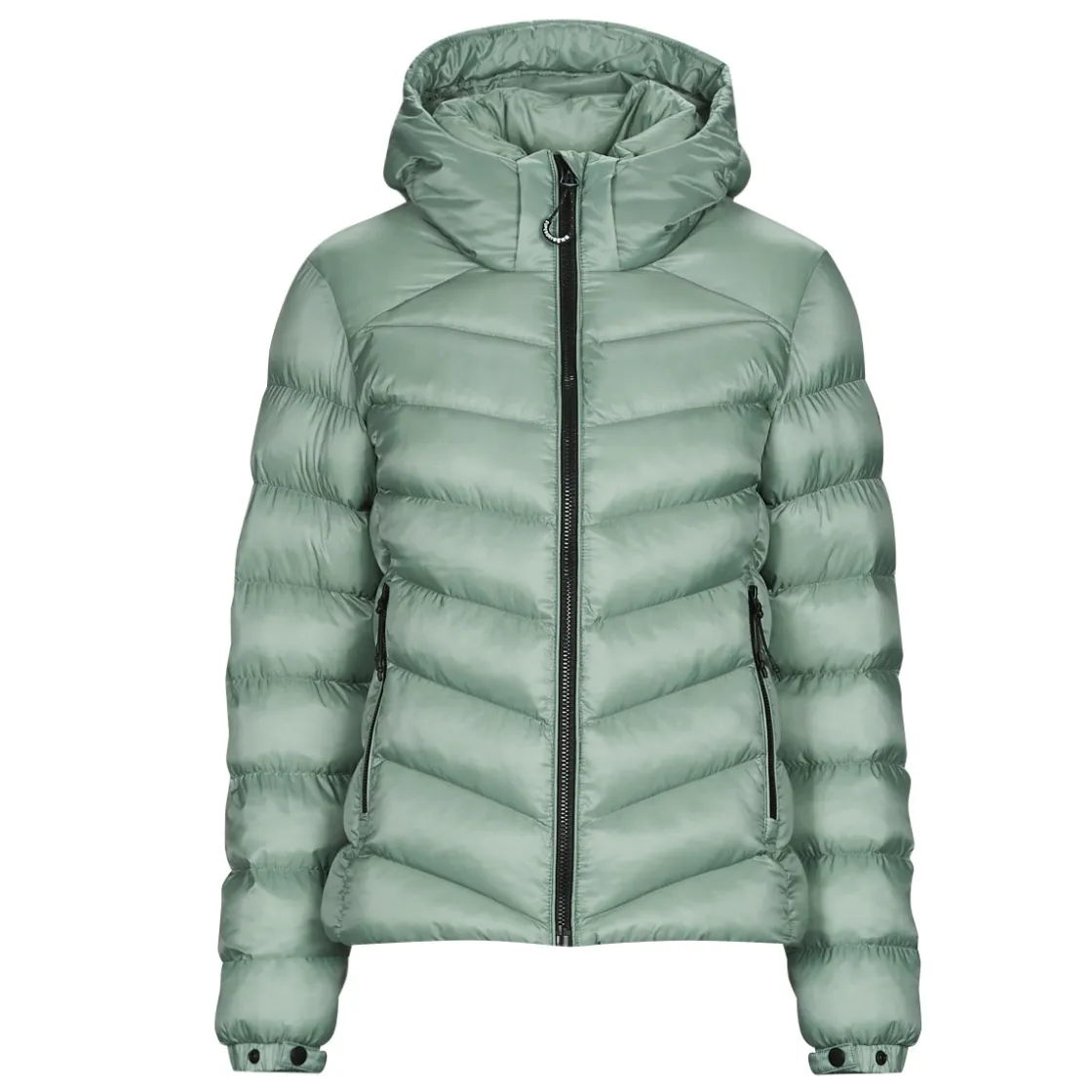 Superdry - HOODED FUJI PADDED JACKET Vert