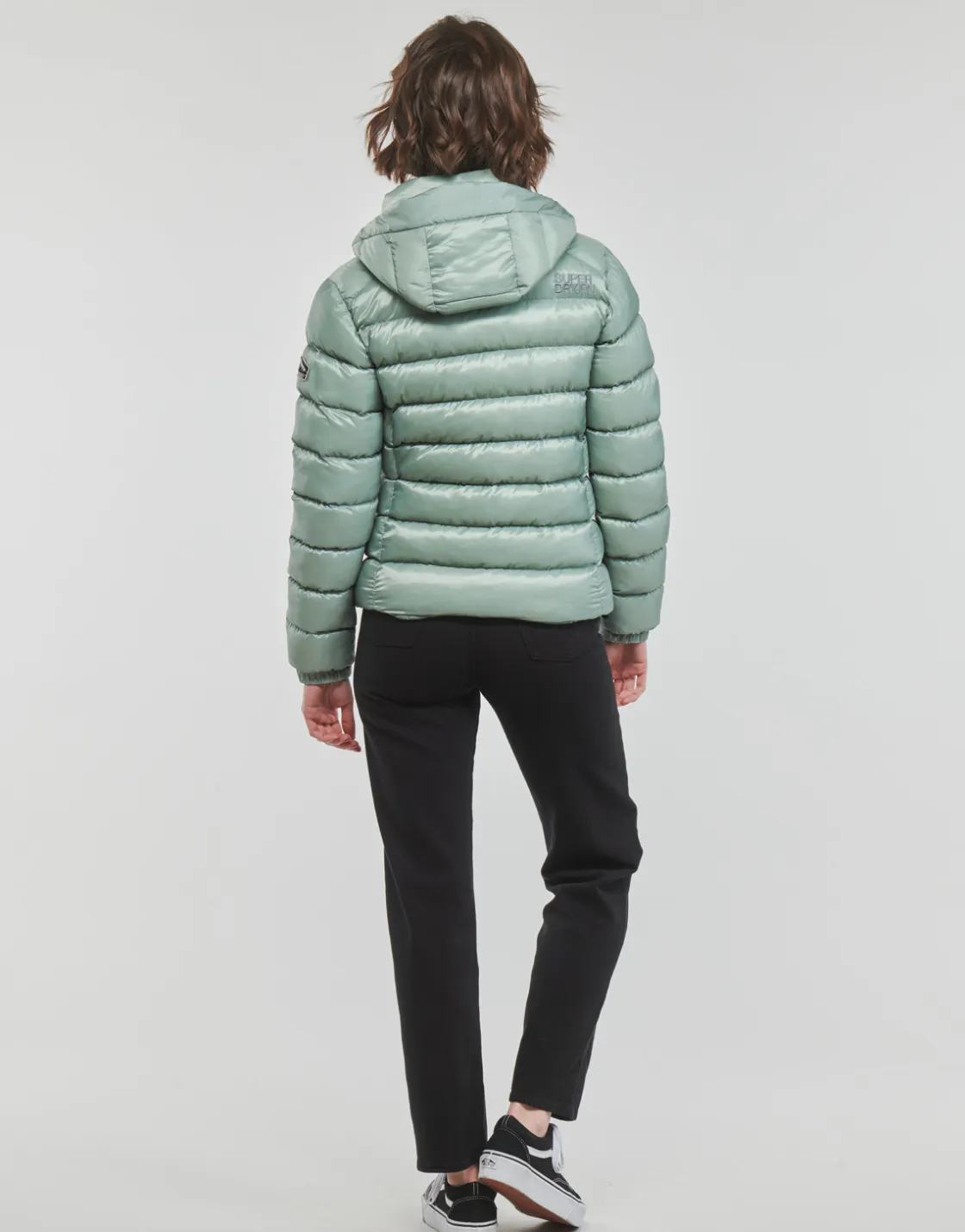Superdry - HOODED FUJI PADDED JACKET Vert