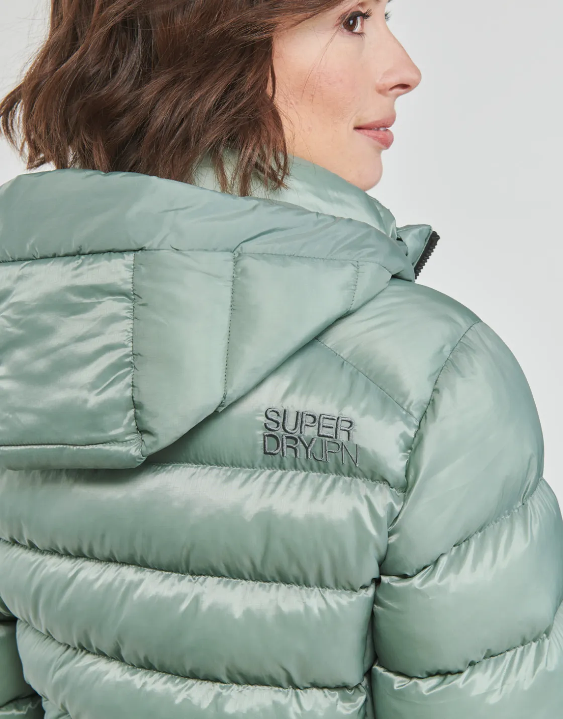 Superdry - HOODED FUJI PADDED JACKET Vert