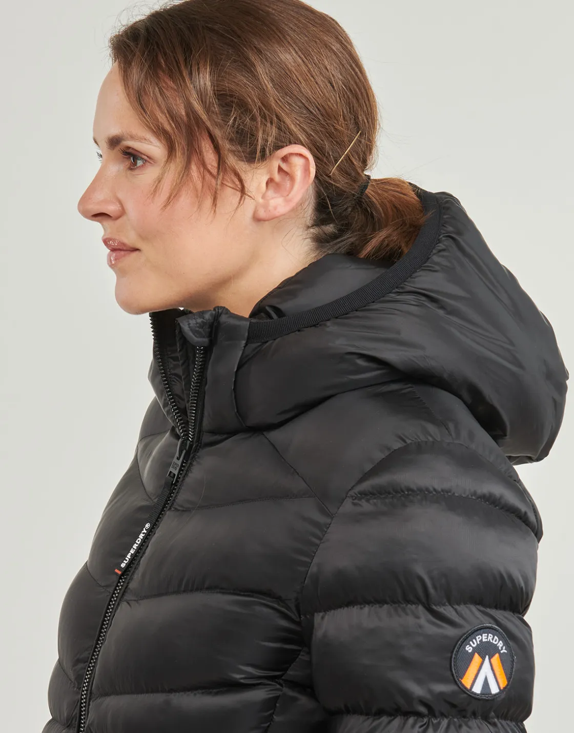 Superdry - HOODED FUJI PADDED JACKET Noir Discount
