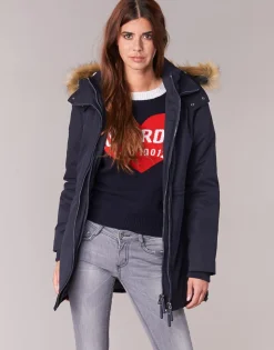 Superdry - HOODED MICROFIBRE< Manteaux