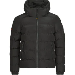 Superdry - HOODED SPORTS PUFFR JACKET Noir Hot