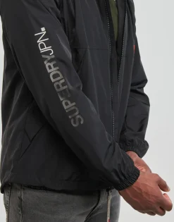 Superdry - HOODED WINDBREAKER JKT Noir Sale