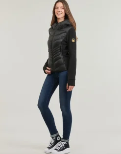 Superdry - HOODEED STORM FLEECE JACKET Noir Sale