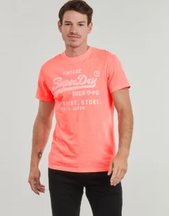 Superdry - LOGO NEON< T-shirts & Polos