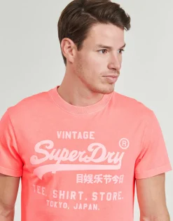 Superdry - LOGO NEON< T-shirts & Polos
