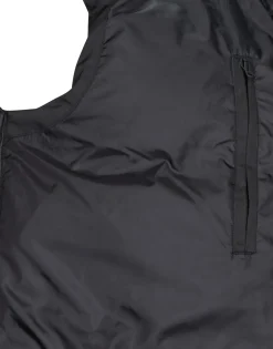Superdry - LONGLINE HOODED PUFFER GILET Noir Clearance