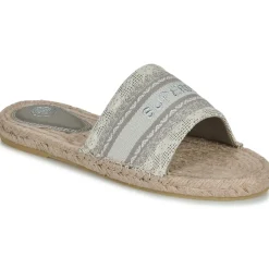 Superdry - Mules Compensées Style Espadrille En Toile< Mules / Sabots