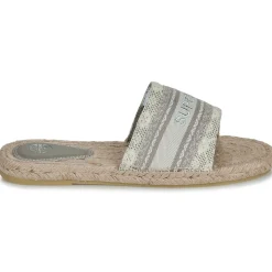 Superdry - Mules Compensées Style Espadrille En Toile< Mules / Sabots