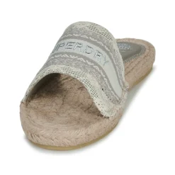 Superdry - Mules Compensées Style Espadrille En Toile< Mules / Sabots