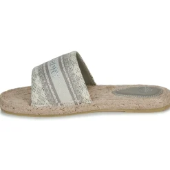 Superdry - Mules Compensées Style Espadrille En Toile< Mules / Sabots