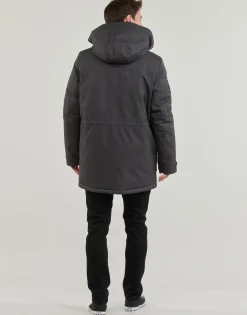 Superdry - PARKA CITY TWEED Grisfoncé