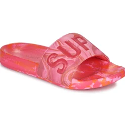Superdry - SANDALE PISCINE MARBRE Rose Discount