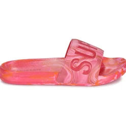 Superdry - SANDALE PISCINE MARBRE Rose Discount