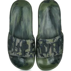Superdry Mules / Sabots^- SANDALES PISCINE CAMO