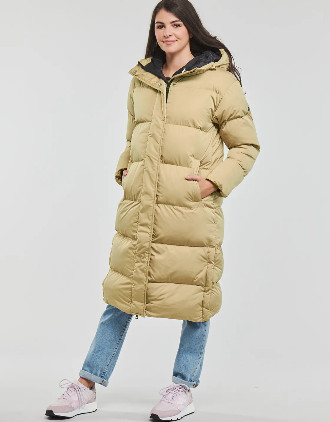 Superdry - STUDIOS LONGLINE DUVET COAT ShakerBeige Outlet