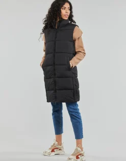 Superdry - STUDIOS LONGLINE QUILTED GILET Black Best