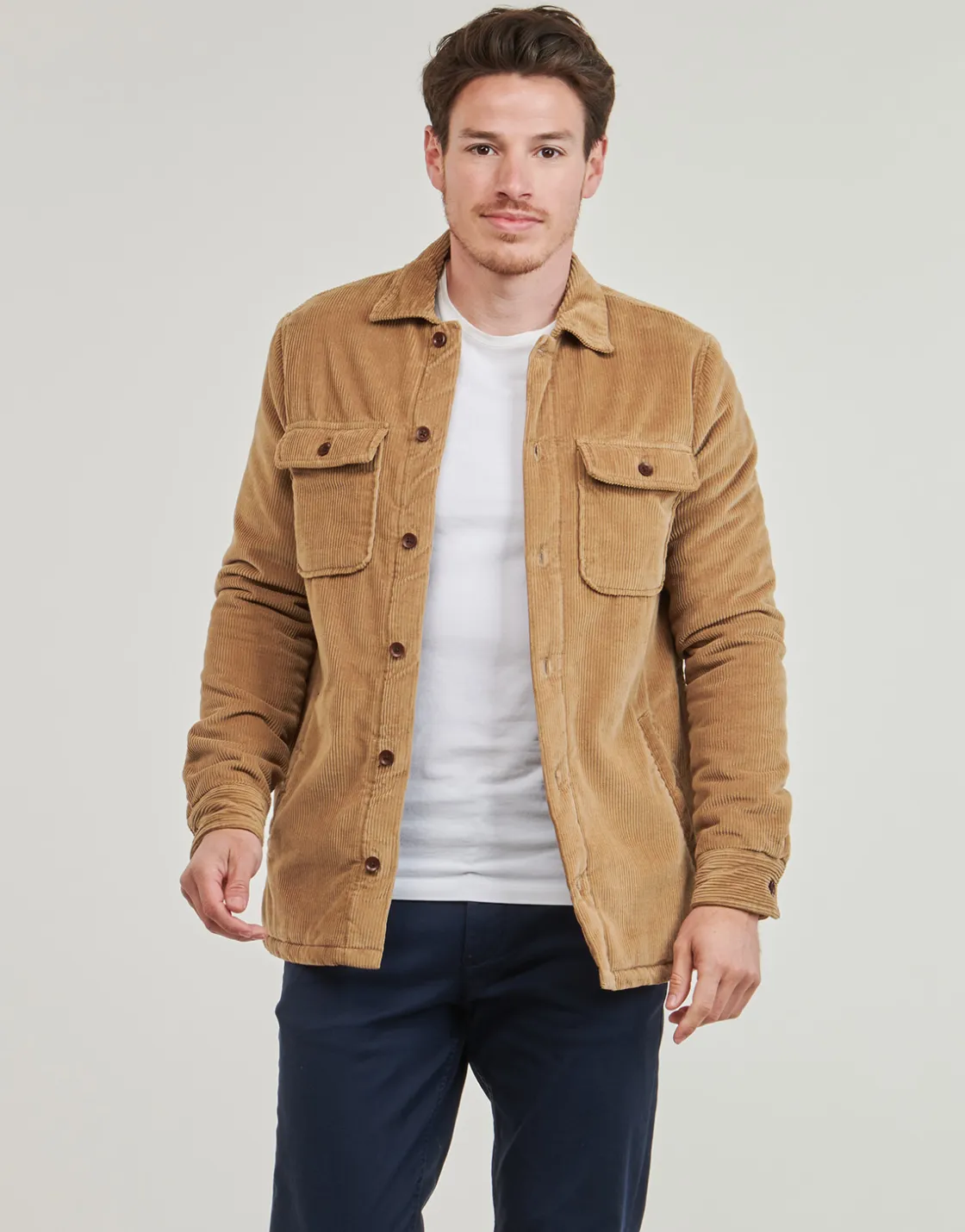 Superdry Chemises^- SURPLUS CORD QUILT OVERSHIRT