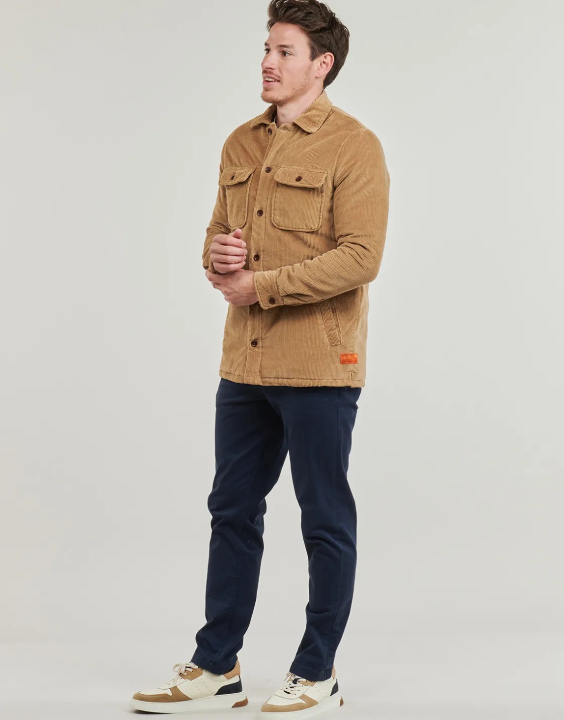 Superdry Chemises^- SURPLUS CORD QUILT OVERSHIRT