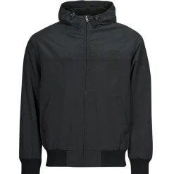 Superdry - SURPLUS NYLON HOODED BOMBER Noir Discount