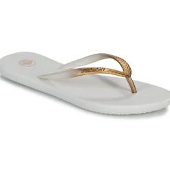 Superdry - TONG METALLISEES CORE Blanc