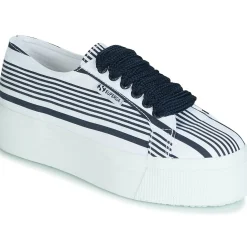Superga Baskets Mode^- 2790 COT MULTI STRIPE W