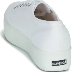 Superga Baskets Mode^- 2790-COTWPRINTEDLOGOGLITTER