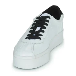 Superga - WHITE BLACK< Baskets Mode