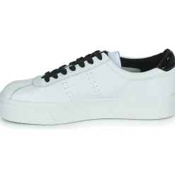 Superga - WHITE BLACK< Baskets Mode