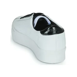 Superga - WHITE BLACK< Baskets Mode