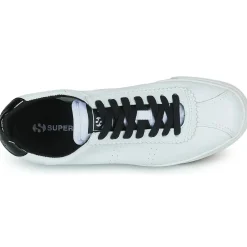 Superga - WHITE BLACK< Baskets Mode