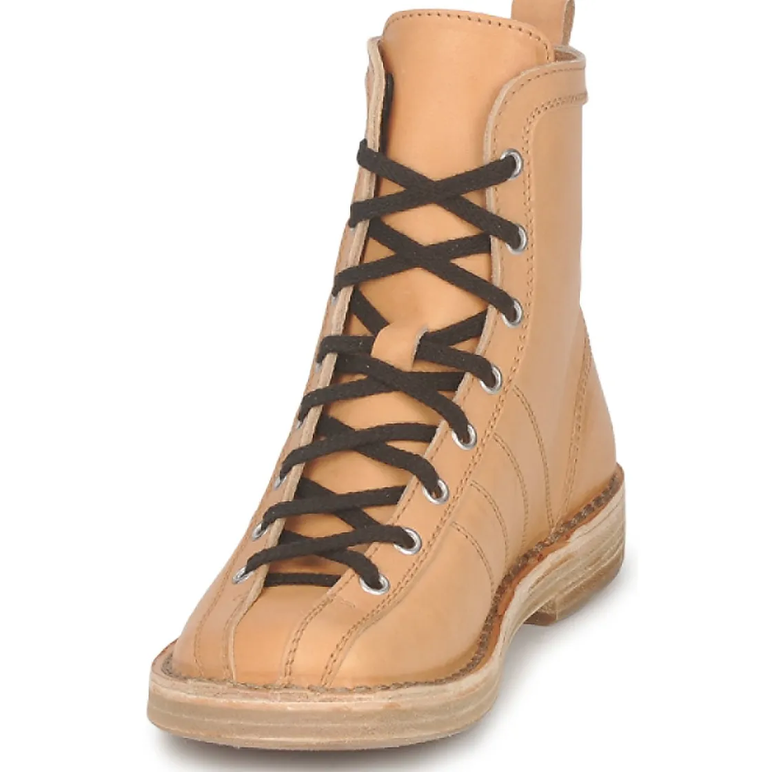 Swedish hasbeens - VINTAGE BOWLING BOOT Beige New