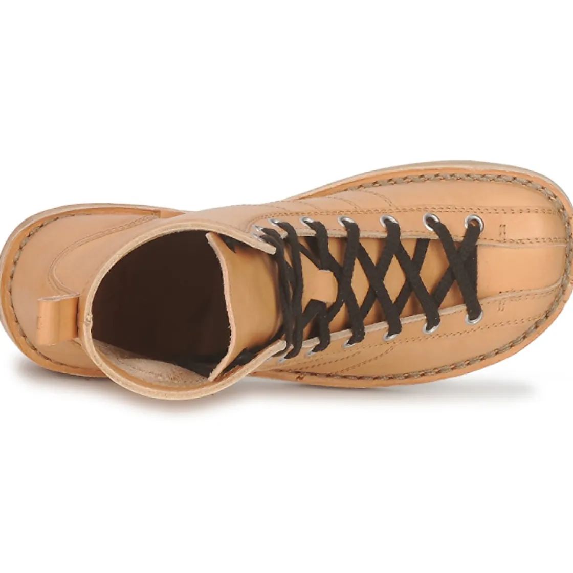 Swedish hasbeens - VINTAGE BOWLING BOOT Beige New