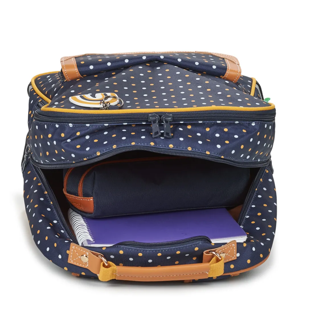 Tann's - FAUSTINE SAC A DOS POCHE AIMANTEE Marine
