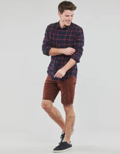 Teddy Smith - SHORT CHINO Marron Best