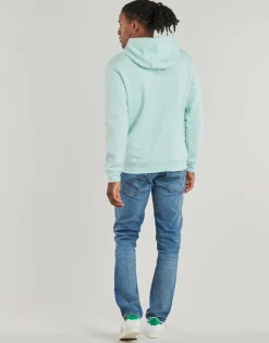 Teddy Smith - S-JIM HOODY Bleu Outlet