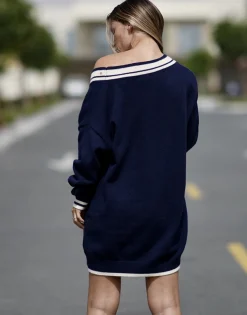 THEAD. - ALYSSA DRESS Marine Sale