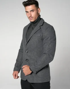 THEAD. - CHARLES COAT Gris Sale
