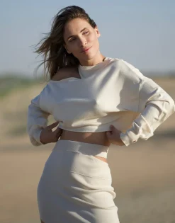 THEAD. - GRACE TOP Sable Online
