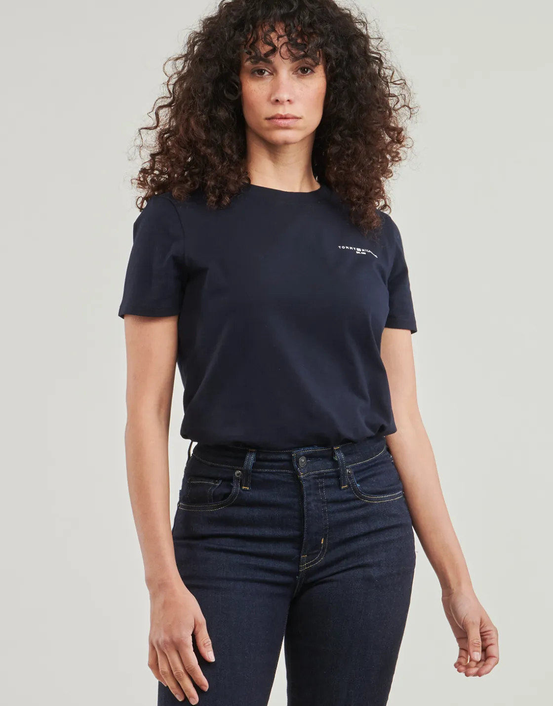Tommy Hilfiger - 1985 REG MINI CORP LOGO C-NK SS Marine Best